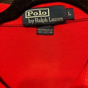 Ralph Lauren Super soft 100% cotton Red Polo Shirt